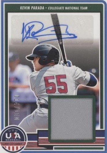 2023 Panini USA Baseball Stars & Stripes - Kevin Parada #SM-KP