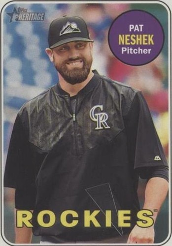 2018 Topps Heritage - Pat Neshek #200
