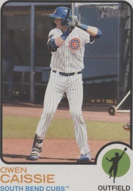 2022 Topps Heritage Minor League Edition - Owen Caissie #134