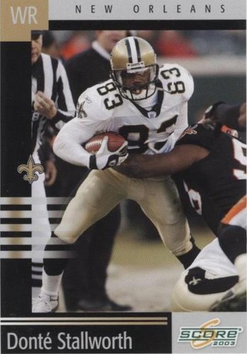 2003 Score Donte Stallworth #212