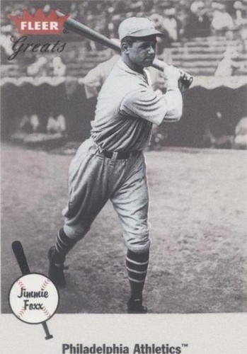 2002 Fleer Greats - Jimmie Foxx #21