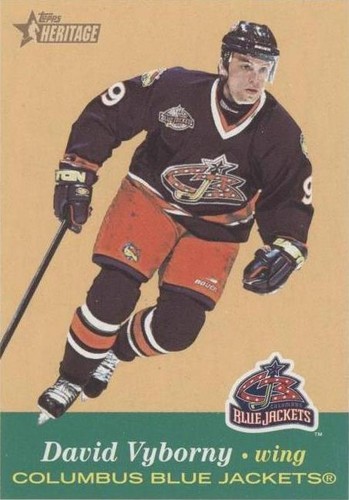 2001-02 Topps Heritage - David Vyborny #105