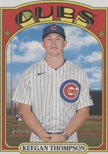 2021 Topps Heritage High Number - Keegan Thompson #588