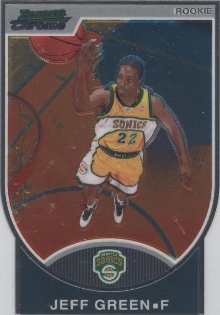 2007-08 年 Bowman 选秀和明星 - 杰夫·格林 #114