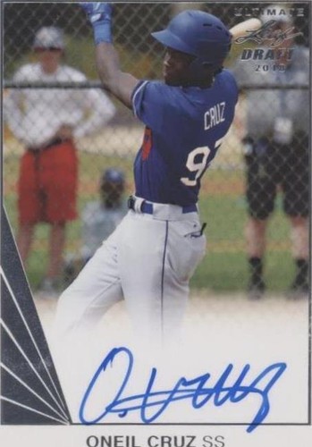 2018 Leaf Ultimate Draft - Oneil Cruz #BA-OC1