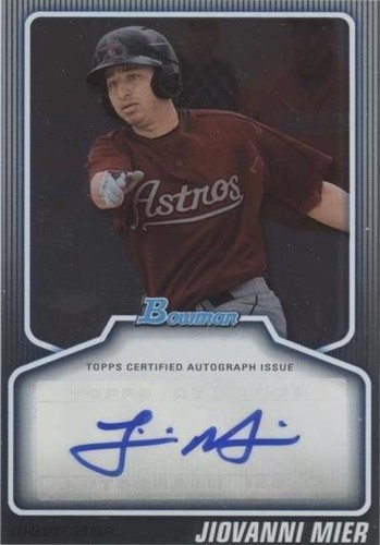 2010 Bowman Draft Picks & Prospects - Jio Mier #BPA-JM