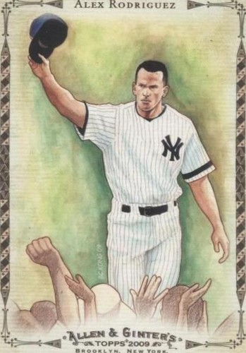 2009 Topps Allen & Ginter's - Alex Rodriguez #AGHS16