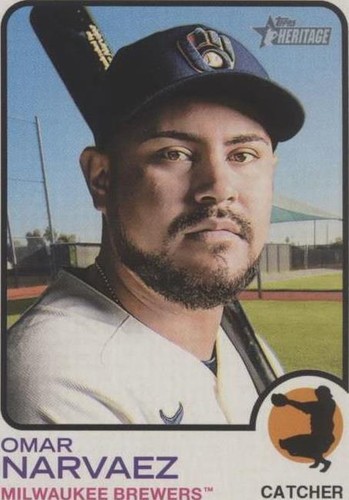 2022 Topps Heritage - Omar Narvaez #432