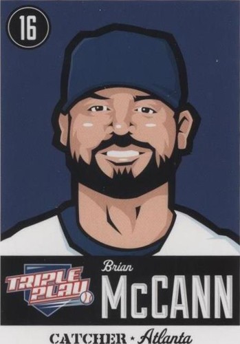 2012 Panini Triple Play - Brian McCann #4