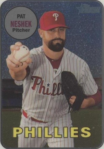 2018 Topps Heritage High Number - Pat Neshek #THC-633