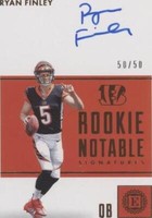 2019 Panini Encased Ryan Finley #RNS-RFI