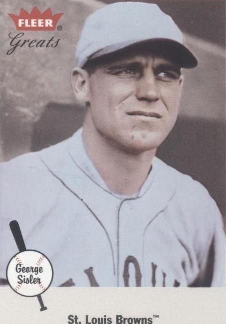 Fleer Greats 2002 - George Sisler #15