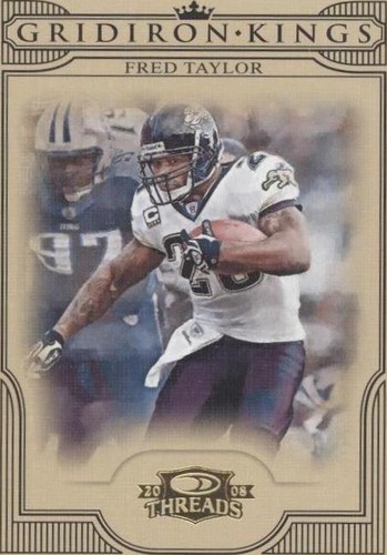 2008 Donruss Threads Fred Taylor #PGK-36