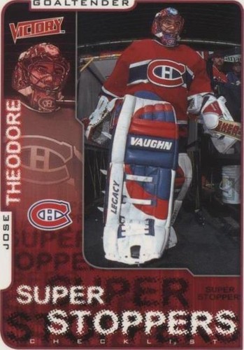 2001-02 Upper Deck Victory - Jose Theodore #182