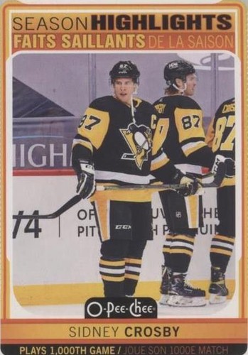 2021-22 O-Pee-Chee - Sidney Crosby #594