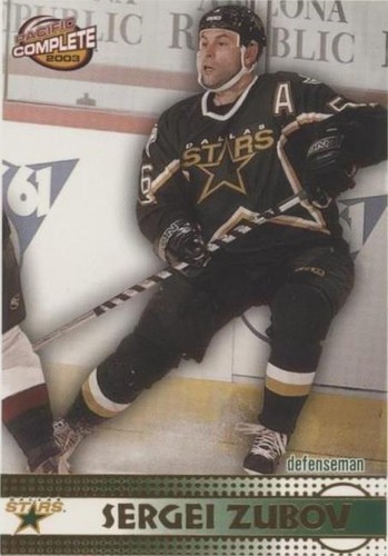 2002-03 Pacific Complete - Sergei Zubov #124