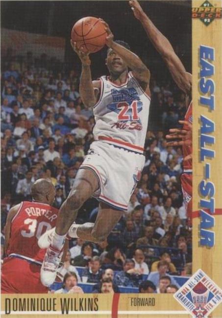 Cubierta superior 1991-92 - Dominique Wilkins #66