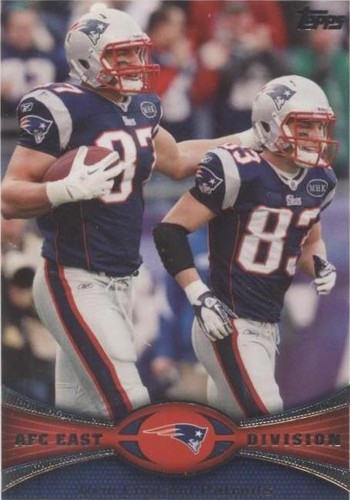 2012 Topps Rob Gronkowski Wes Welker #409