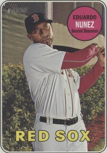 2018 Topps Heritage High Number - Eduardo Nunez #712