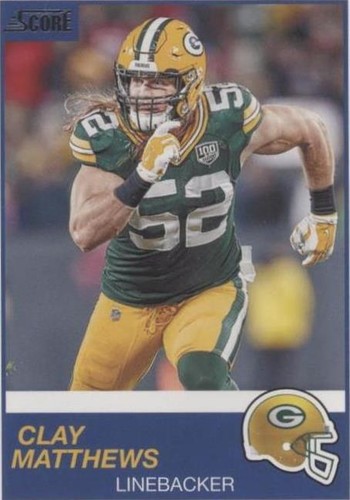 2019 Score Clay Matthews #230