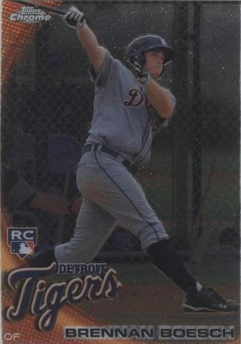 2010 Topps Chrome - Brennan Boesch #182
