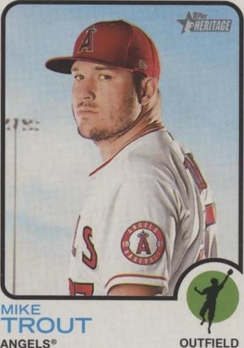 MIKE TROUT メモラビリア直筆サインカード /25 2025 Topps Series 1 Mike Trout Pink Parallel SP 35th