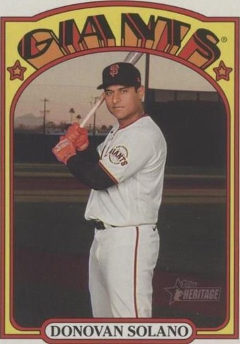 2021 Topps Heritage - Donovan Solano #162