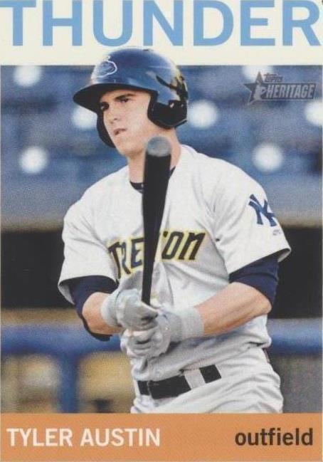 Topps Heritage 2013 edición de ligas menores - Tyler Austin #75