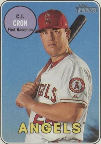 2018 Topps Heritage - C.J. Cron #245