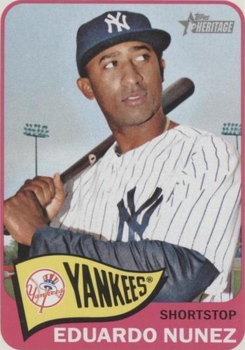 2014 Topps Heritage - Eduardo Nunez #362