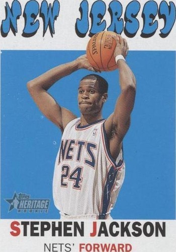2000-01 Topps Heritage - Stephen Jackson #60