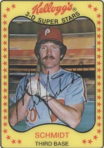 1981 Kellogg's 3-D Super Stars - Mike Schmidt #5