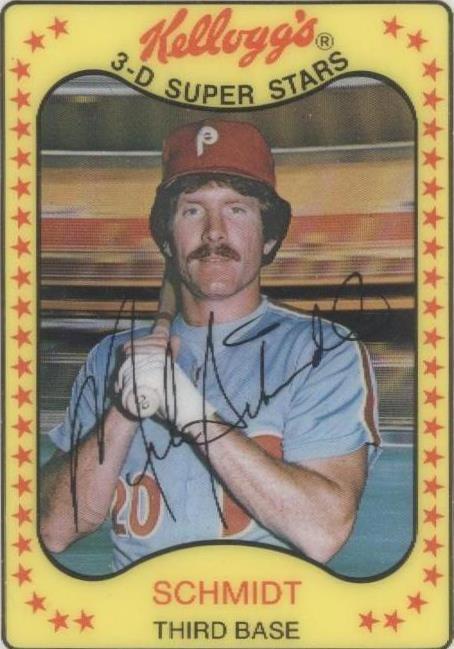 1981 Kellogg's 3-D Super Stars - Mike Schmidt #5