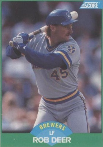 1989 Score - Rob Deer #72
