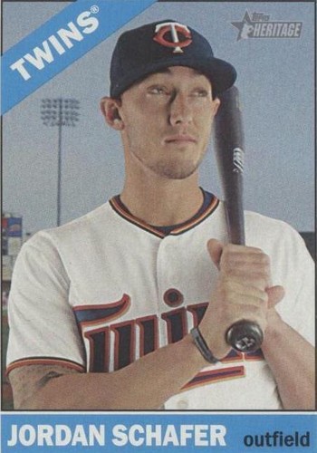 2015 Topps Heritage High Number - Jordan Schafer #607