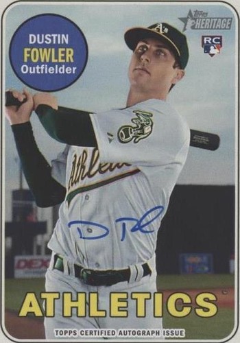 2018 Topps Heritage - Dustin Fowler #ROA-DF