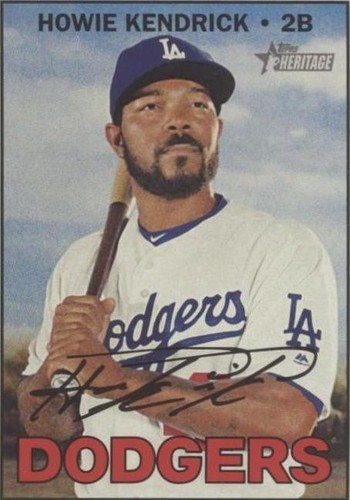 2016 Topps Heritage High Number - Howie Kendrick #575