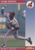 1992 Score - Mark Whiten #587