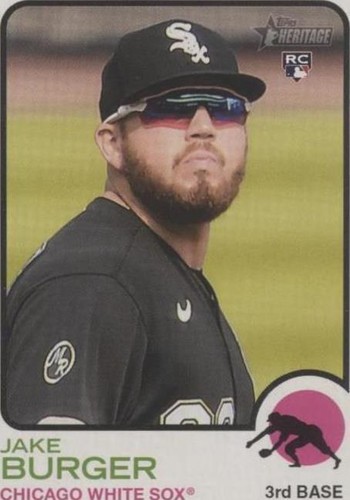 2022 Topps Heritage - Jake Burger #381
