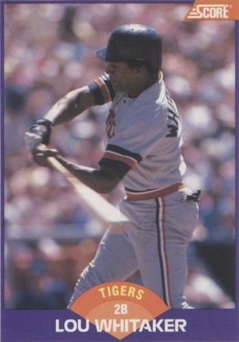 1989 Score - Lou Whitaker #230