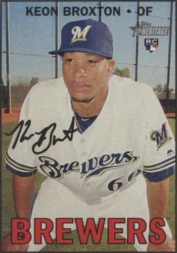 2016 Topps Heritage High Number - Keon Broxton #522