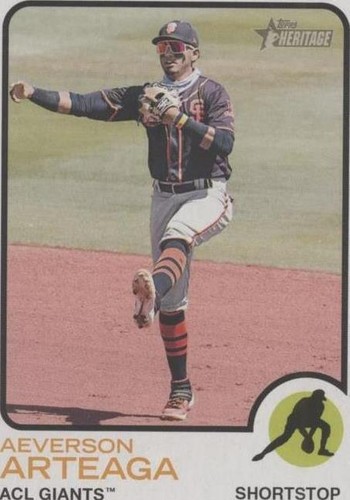 2022 Topps Heritage Minor League Edition - Aeverson Arteaga #58