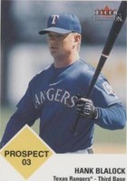 2003 Fleer Tradition - Hank Blalock #431