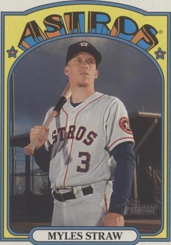 2021 Topps Heritage - Myles Straw #272