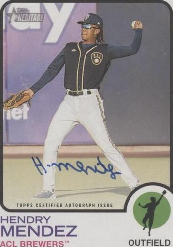 2022 Topps Heritage Minor League Edition - Hendry Mendez #ROA-HM