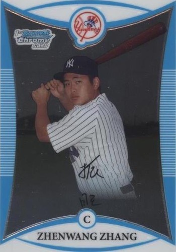 2008 Bowman Chrome - Zhenwang Zhang #BCP131
