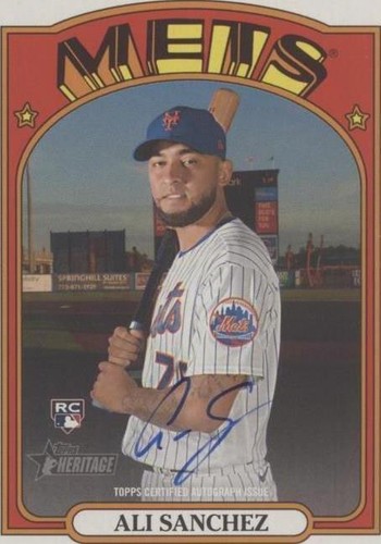 2021 Topps Heritage High Number - Ali Sanchez #ROA-AS