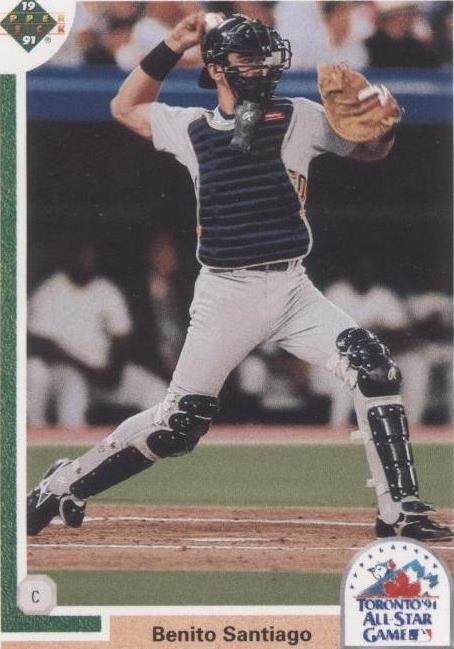 Upper Deck 1991 edición final - Benito Santiago #91F
