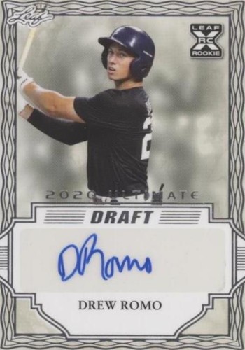 2020 Leaf Ultimate Draft - Drew Romo #BA-DR1