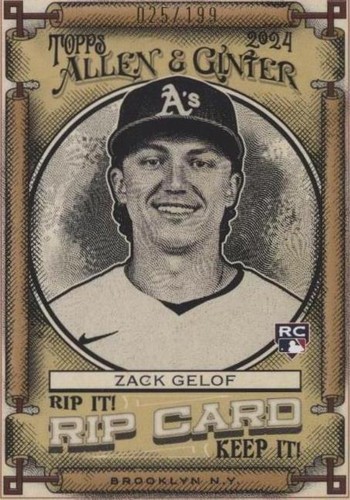 2024 Topps Allen & Ginter - Zack Gelof #RIP-ZG